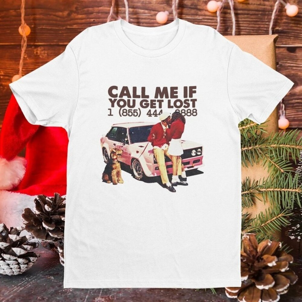 Retro Funny Call Me If You Get Lost Graphic Short Sleeve Unisex T-Shirt